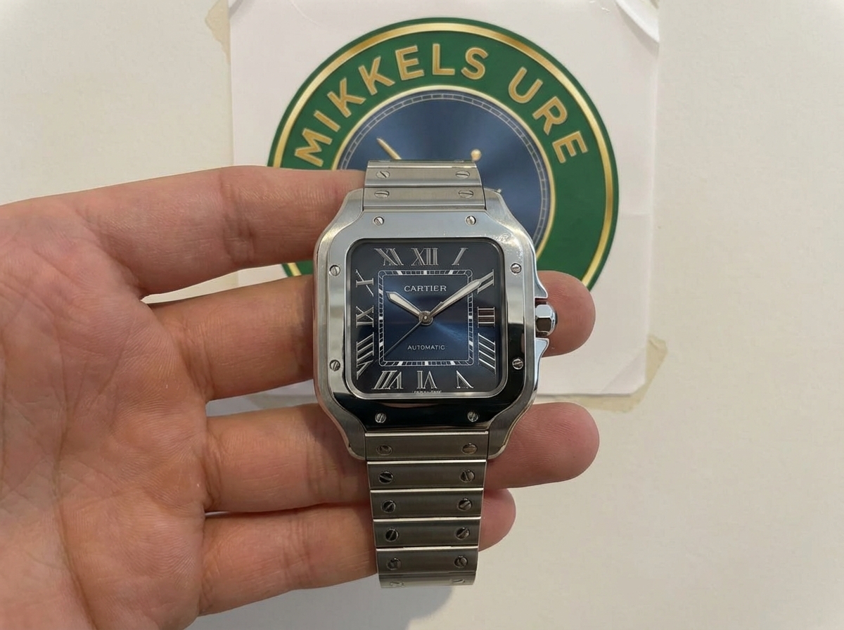 Cartier Santos de Cartier Large Blue Dial