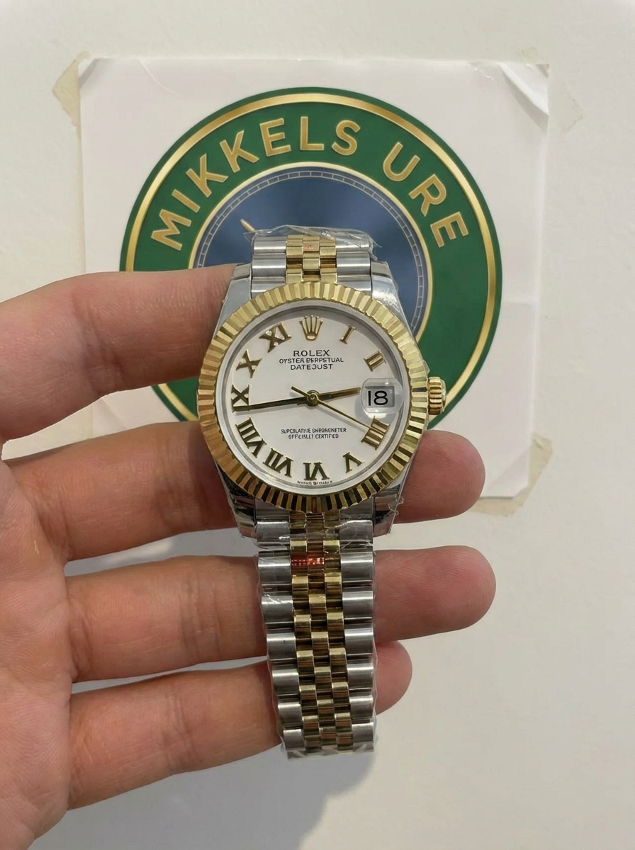 Rolex Datejust Two-Tone White Roman Dial