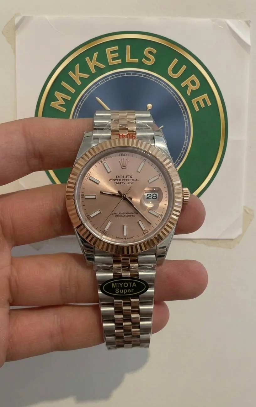 Rolex Datejust 41 Everose Rolesor Pink Dial