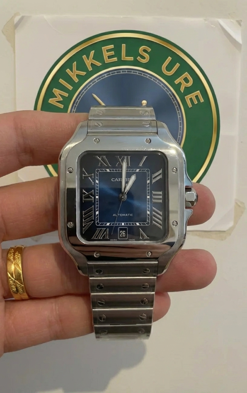 Cartier Santos de Cartier Large Blue Dial