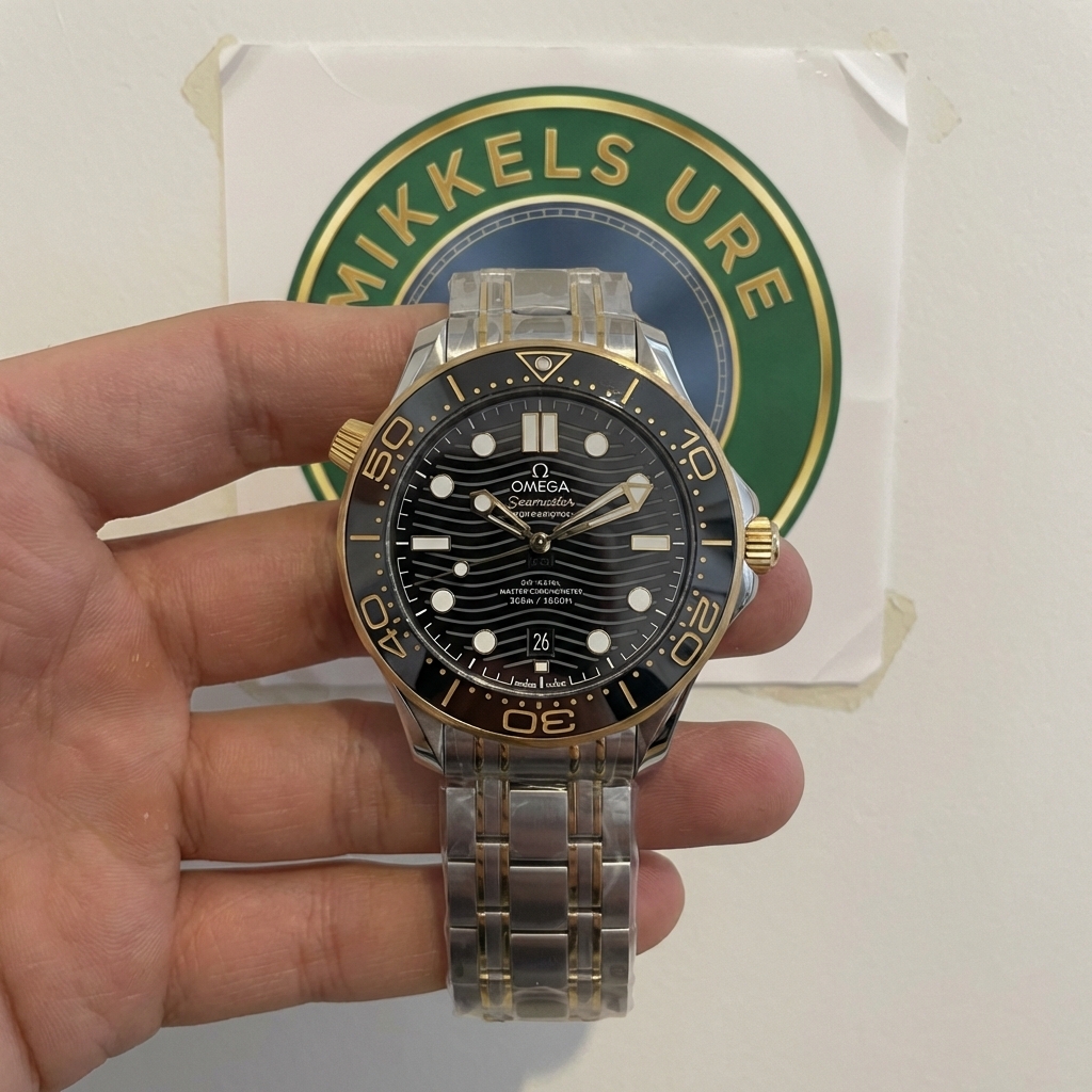 Omega Seamaster Diver 300M Steel & Yellow Gold