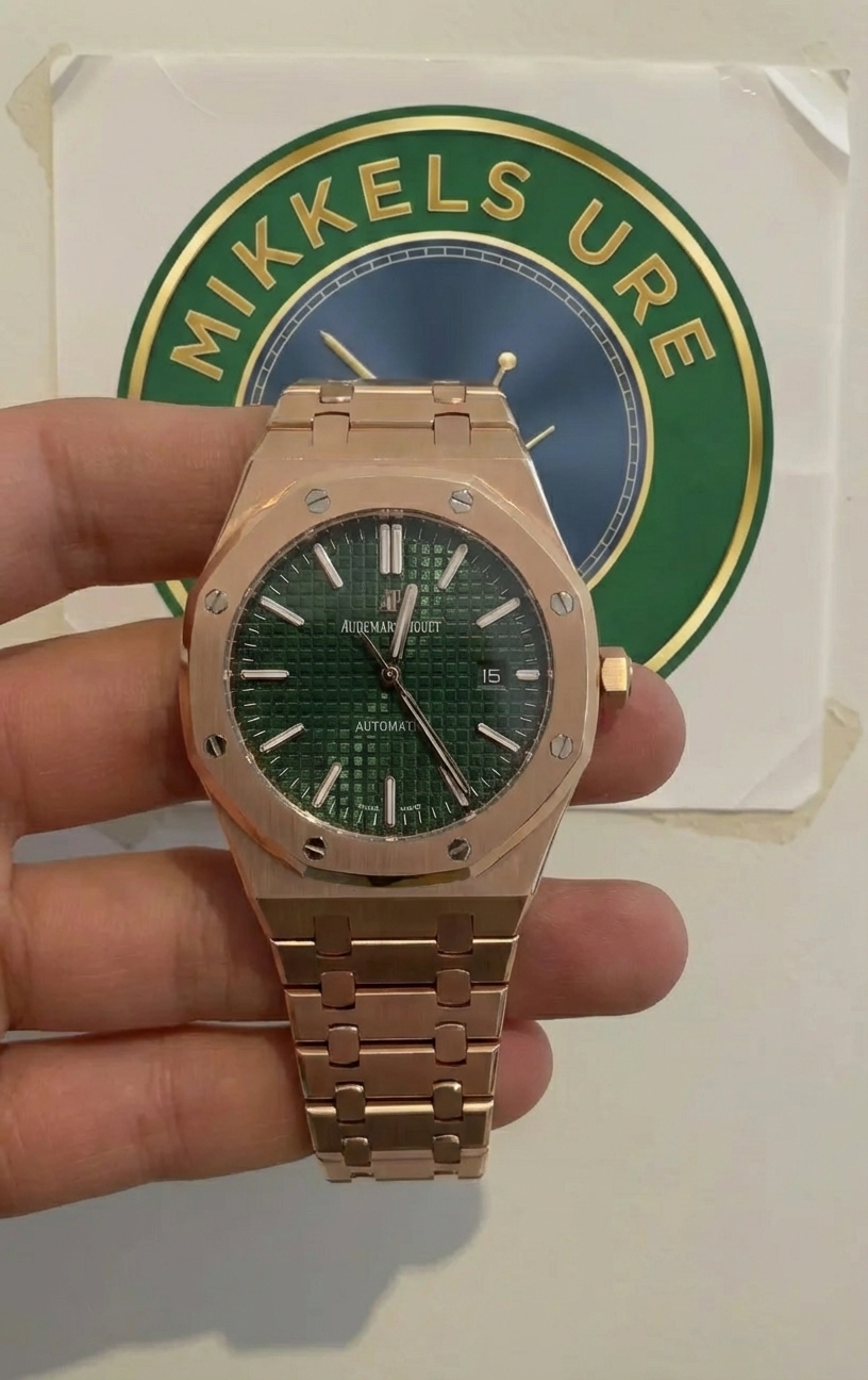 Audemars Piguet Royal Oak Selfwinding Rose Gold Green Dial