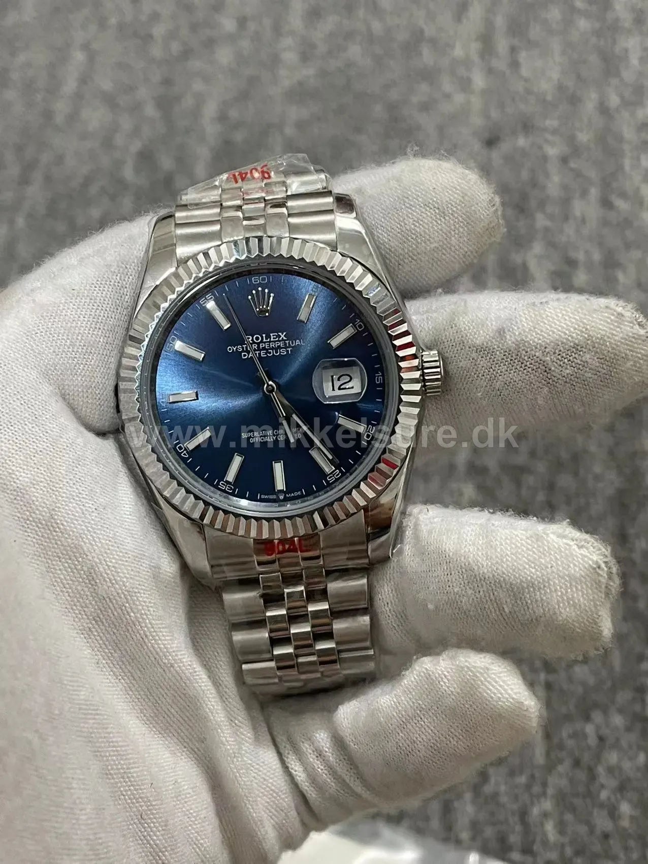 Rolex Datejust med blå skive - Rolex - 40 - Mikkels Ure