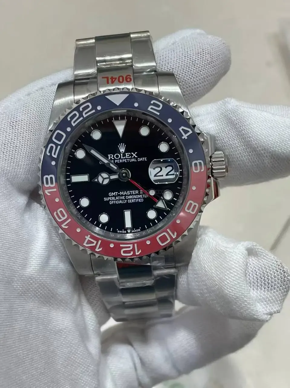 Rolex GMT-Master II Stål Sort 40 mm - Rolex - 40 - Mikkels Ure