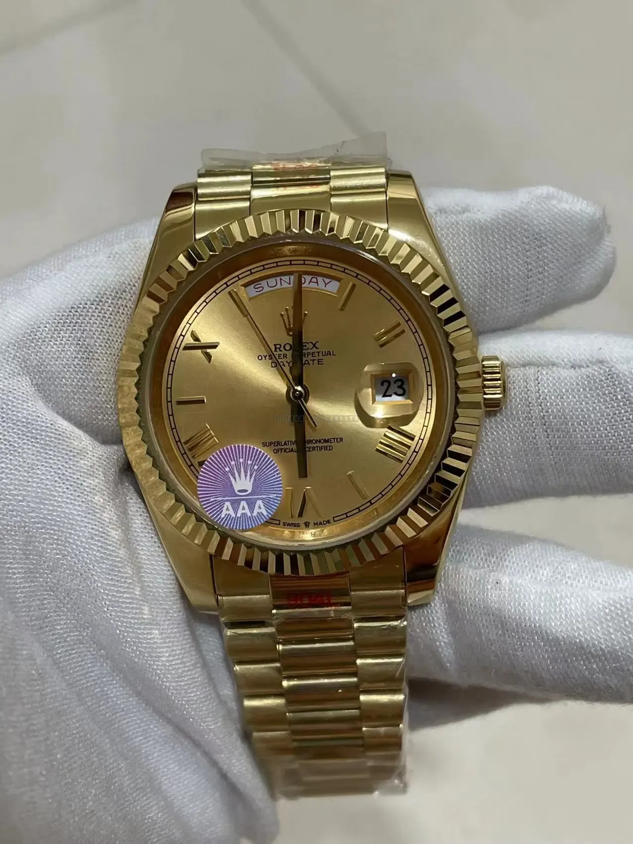 Rolex Day-Date Guld Guld 40 mm - Rolex - 40 - Mikkels Ure