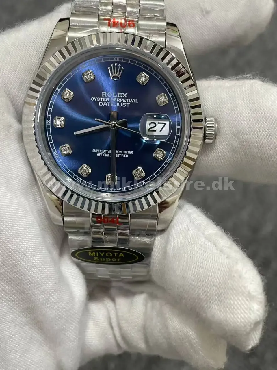 Datejust Stål Blå 41 mm - Rolex - 40 - Mikkels Ure