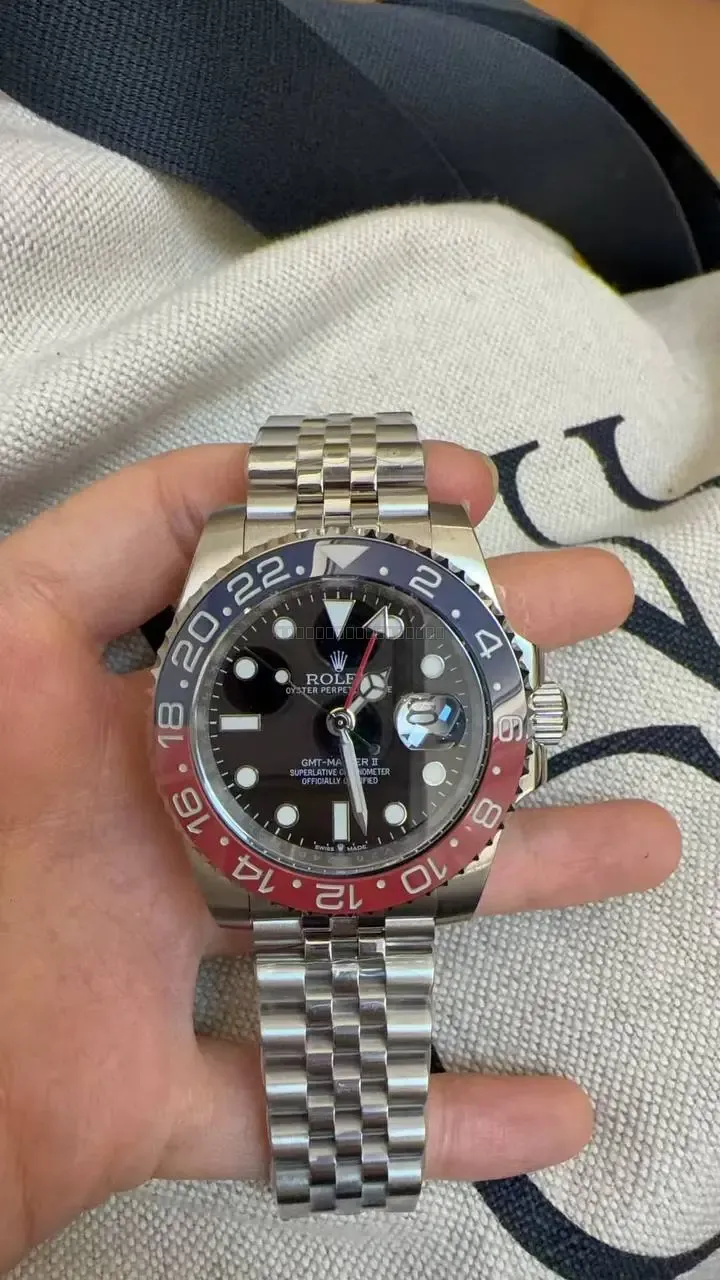 Rolex GMT-Master II Stål Sort 40 mm - Rolex - 40 - Mikkels Ure