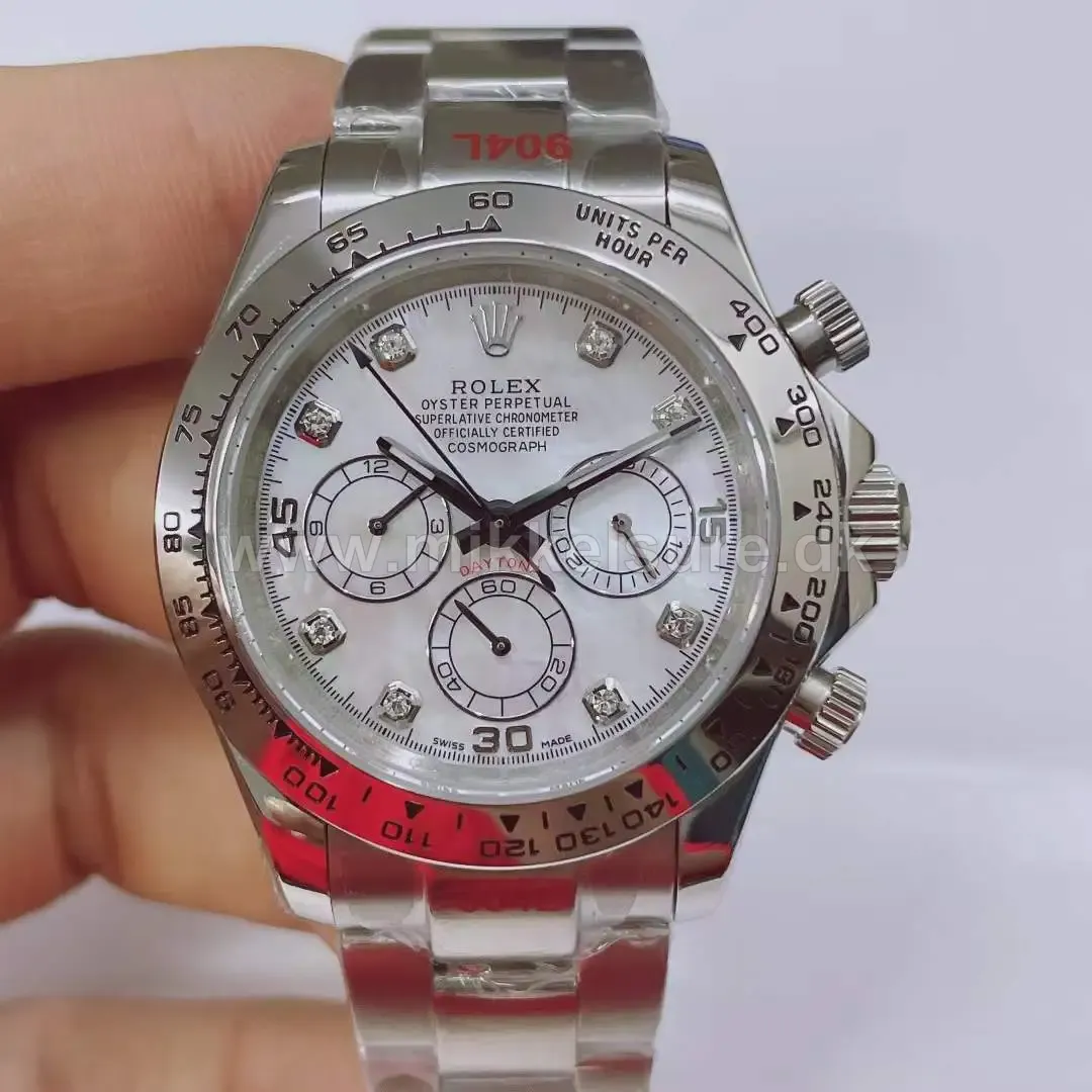 Rolex Daytona – perlemorsskive med diamanter - Rolex - 40 - Mikkels Ure