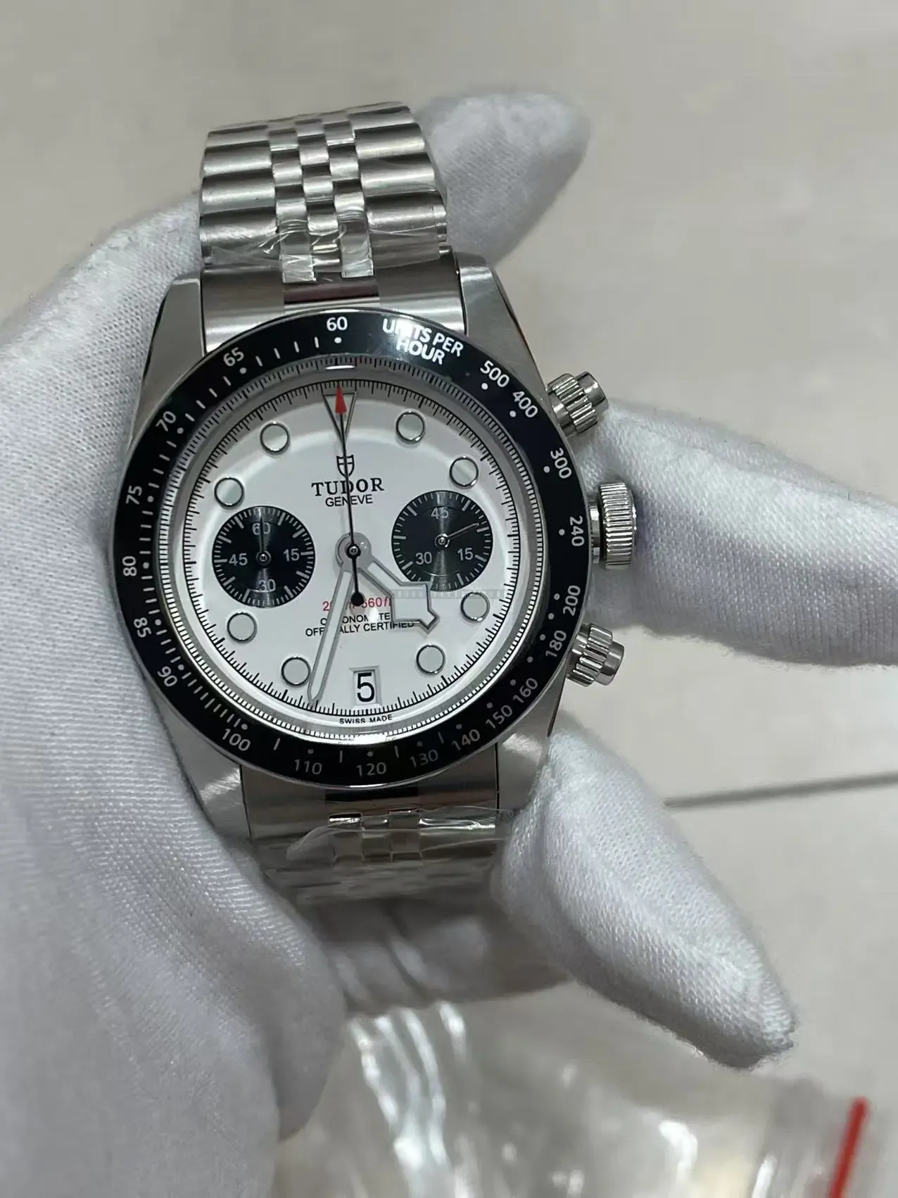 Tudor Black Bay Chrono Stål Hvid 41 mm - Tudor - 40 - Mikkels Ure
