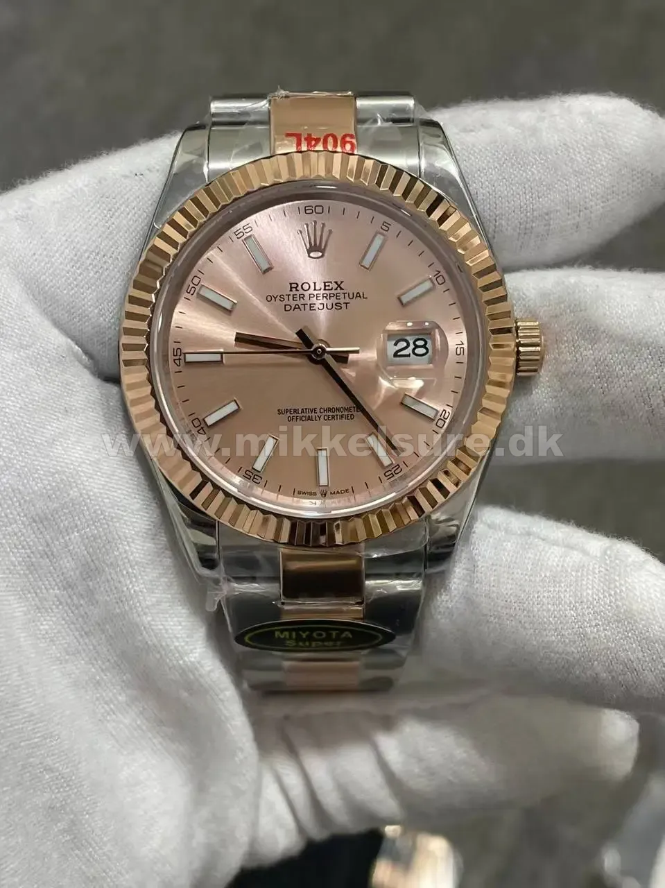 Datejust 41 Two-Tone Roseguld Stål 41 mm - Rolex - 40 - Mikkels Ure