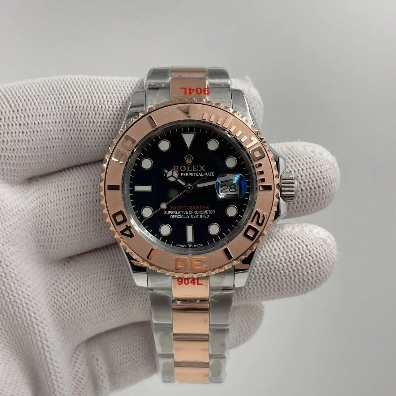 Yacht-Master Two-Tone Roseguld 40 mm - Rolex - 40 - Mikkels Ure