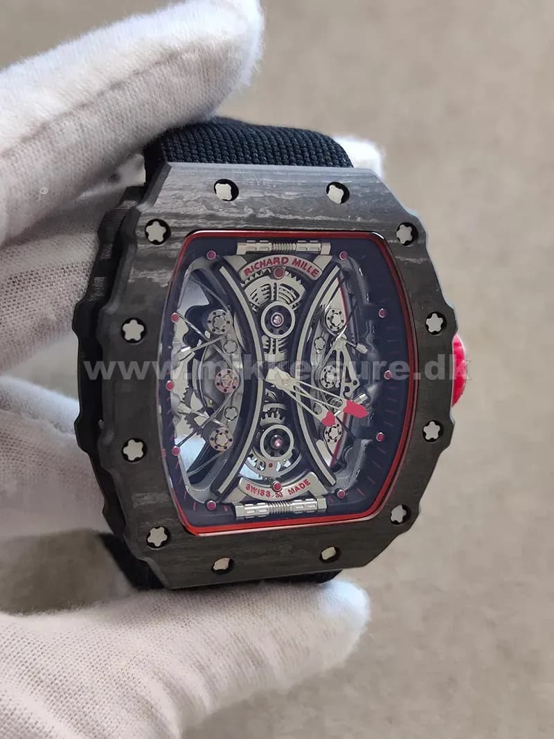 Richard Mille Tourbillon Carbon Sort 43 mm - Richard Mille - 40 - Mikkels Ure