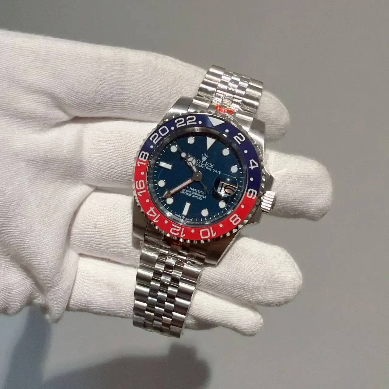 Rolex GMT-Master II Stål Blå 40 mm - Rolex - 40 - Mikkels Ure