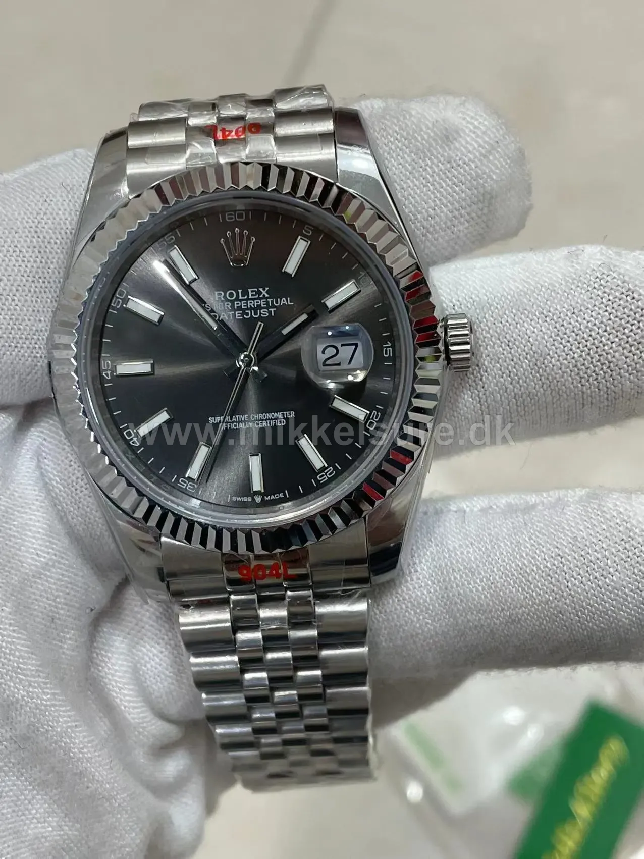Rolex Datejust 41mm – grå skive - Rolex - 40 - Mikkels Ure