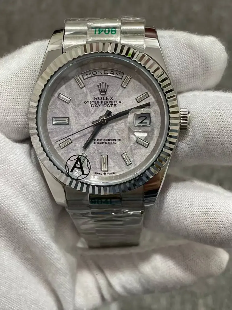 Rolex Day-Date Hvidguld Meteorit 40 mm - Rolex - 40 - Mikkels Ure