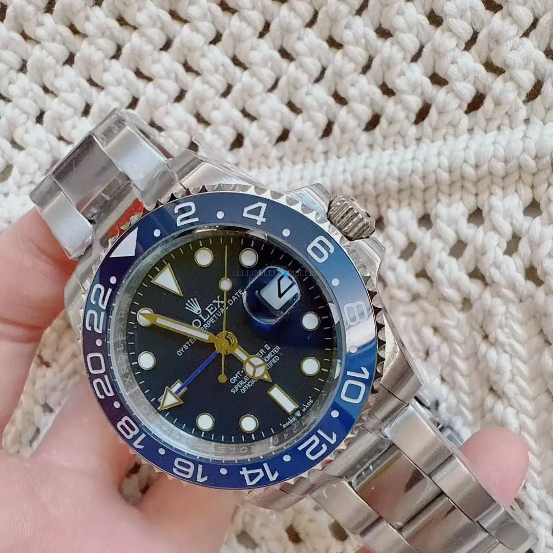 Rolex GMT-Master II Stål Sort 40 mm - Rolex - 40 - Mikkels Ure