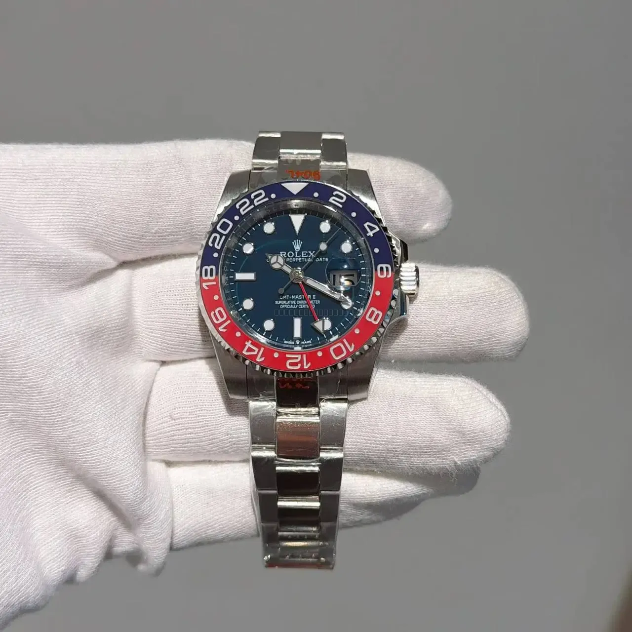 Rolex GMT-Master II Stål Blå 40 mm - Rolex - 40 - Mikkels Ure