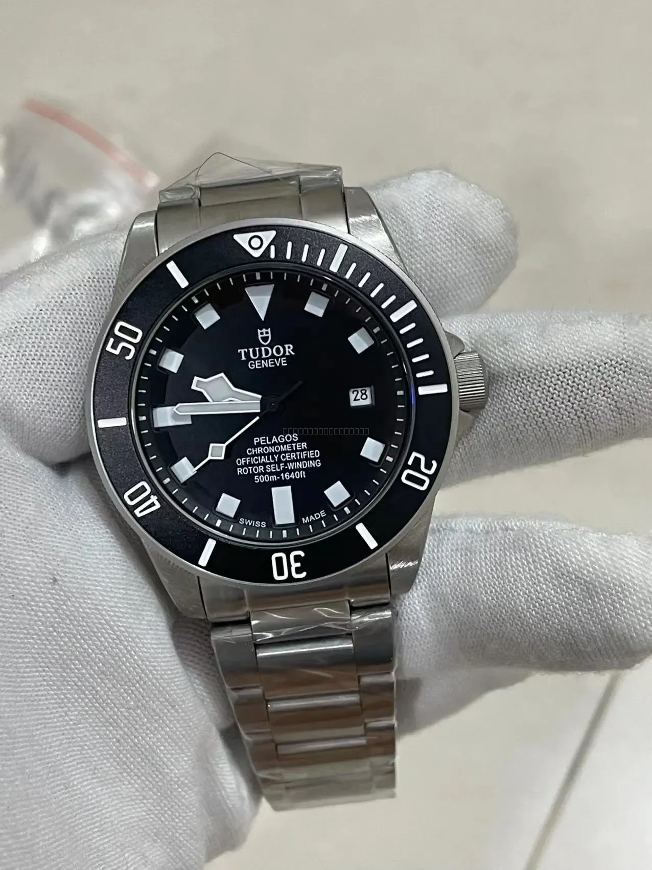 Tudor Pelagos Stål Sort 42 mm - Tudor - 40 - Mikkels Ure