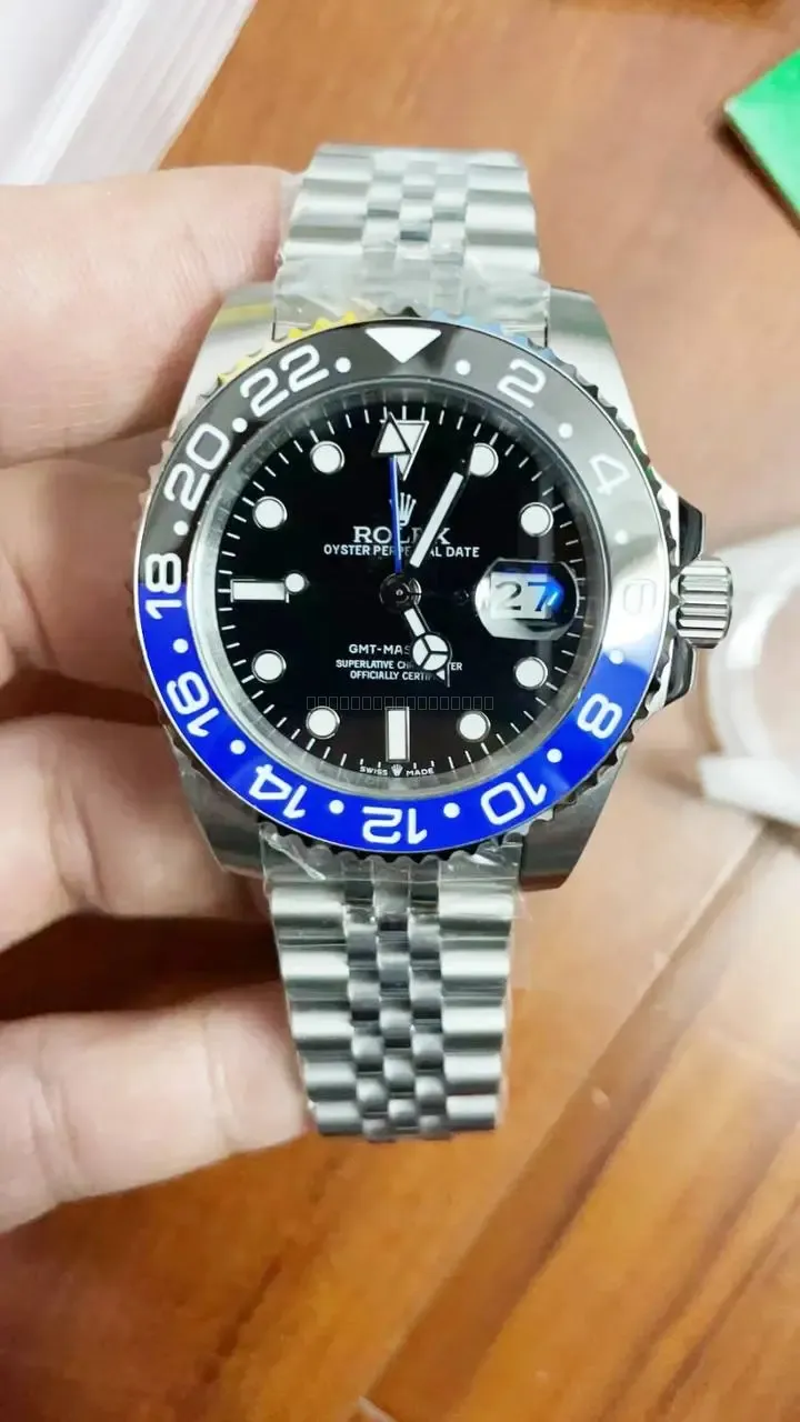 Rolex GMT-Master II Stål Sort 40 mm