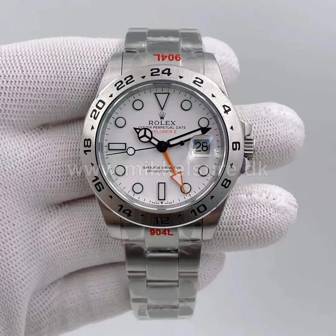 Rolex Explorer II hvid skive