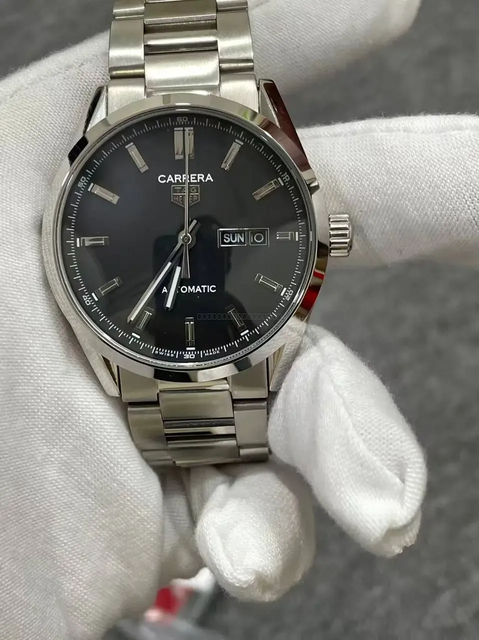 TAG Heuer Carrera Stål Sort 41 mm
