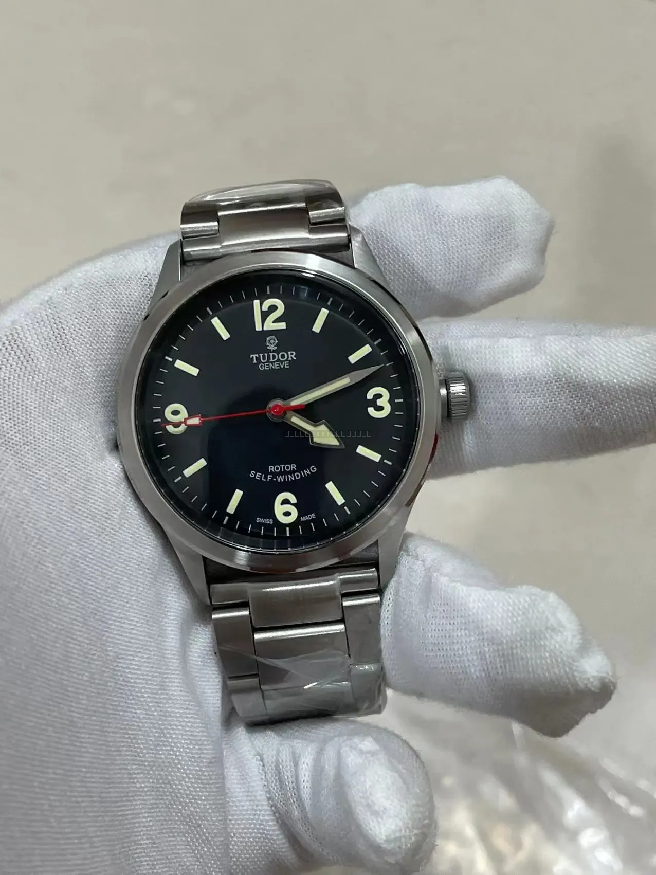 Tudor Heritage Ranger Stål Sort 41 mm