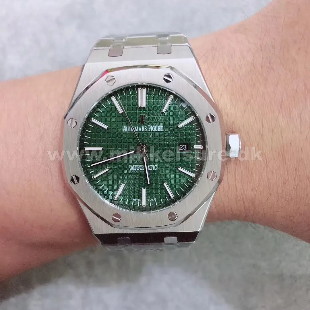 Royal Oak Stål Grøn 41 mm