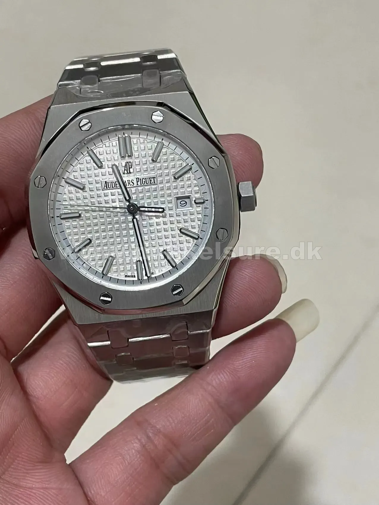 Royal Oak Stål Hvid 41 mm