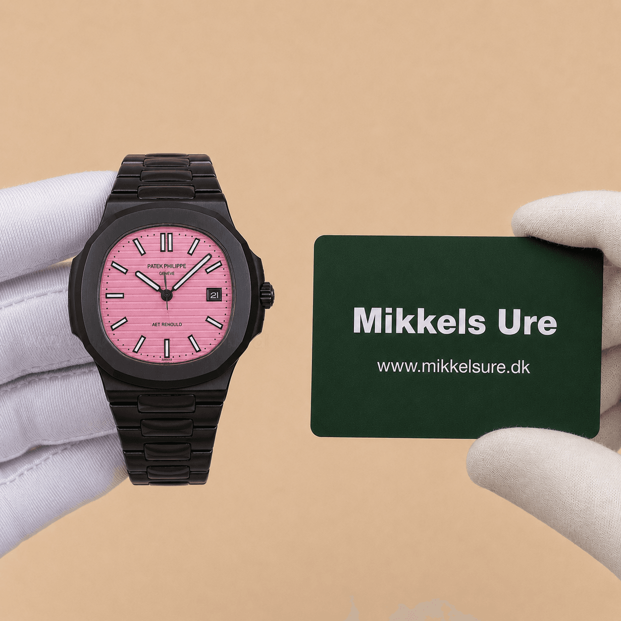 Patek Philippe Nautilus AET Remould Blackout Pink 40 mm - Patek Philippe - 40 - Mikkels Ure